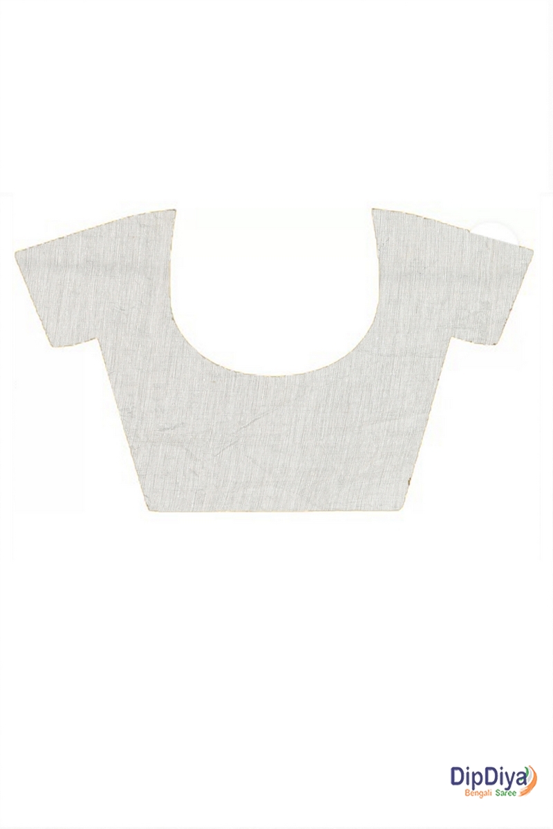 White Cotton Varitikath Kantha Stitch Saree (601)